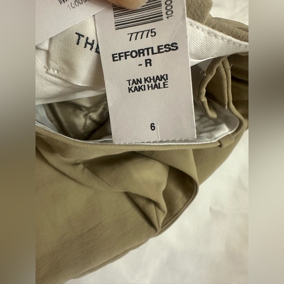 NWT - Aritzia Effortless Pant - Crepette - Tan Khaki - Size 6 (77775) - Picture 3 of 4
